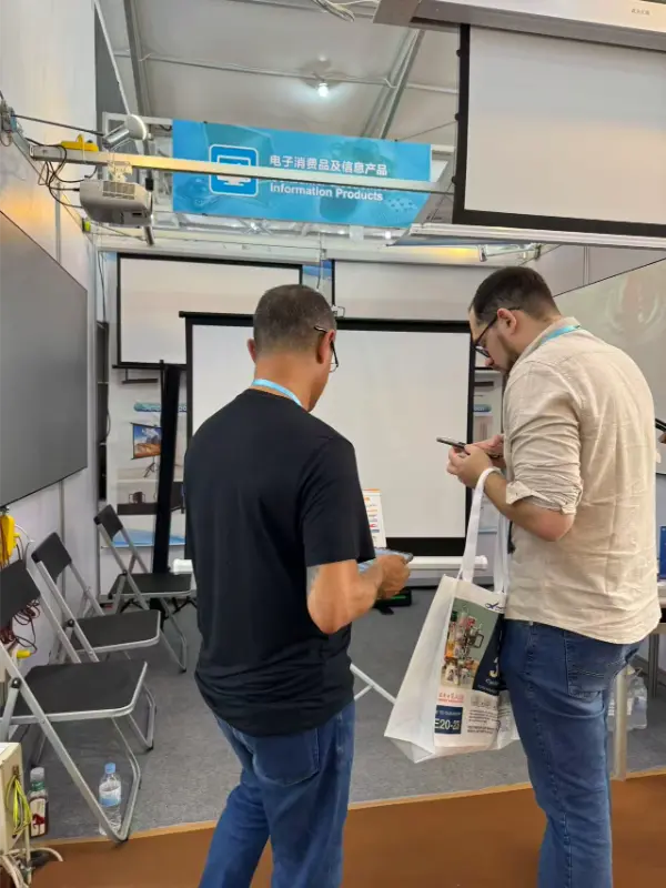 Tripod projection screen